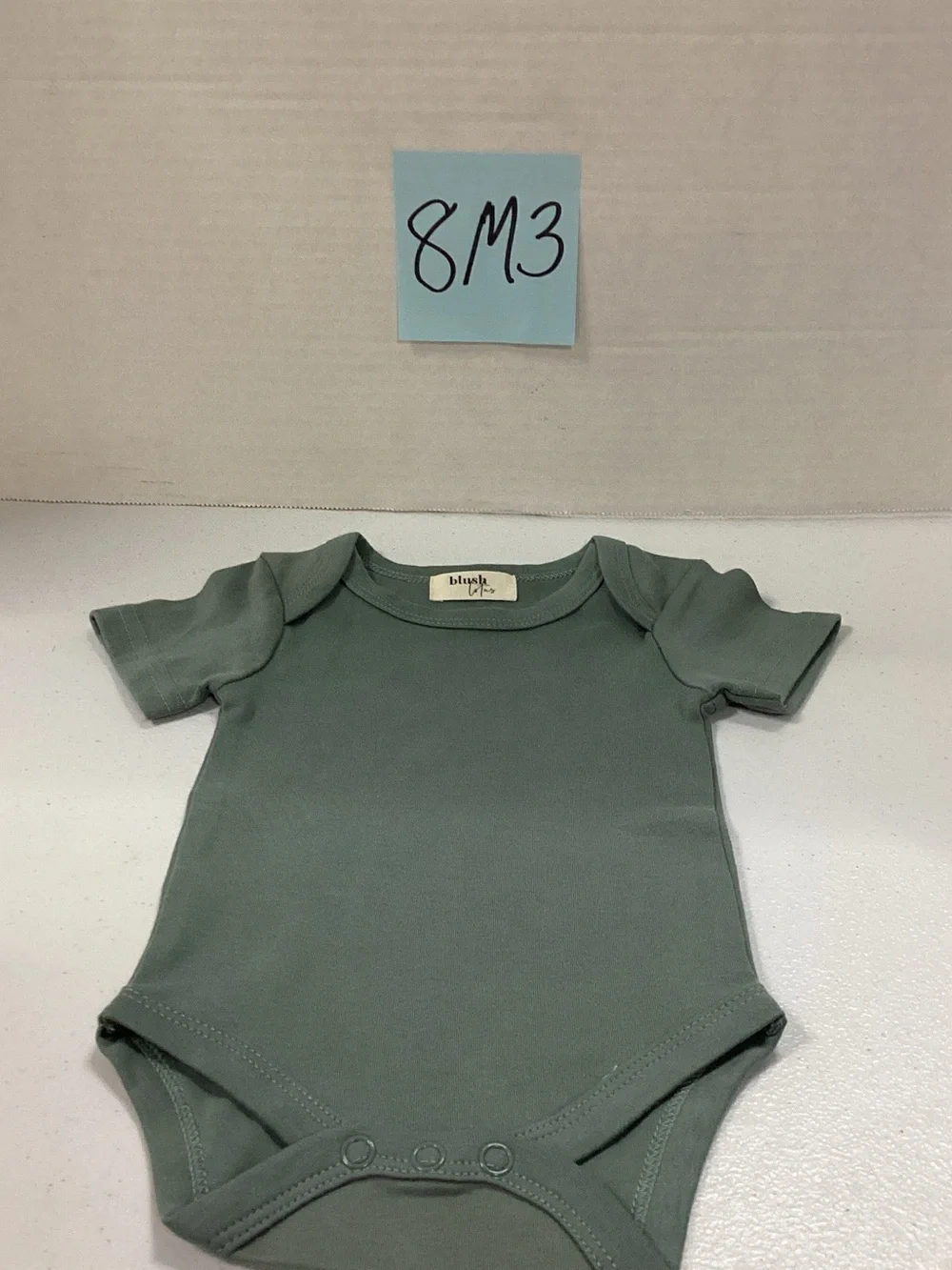 Blush sage green onesie